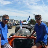Deux \"men in blue\", ambassadeurs de l\'association