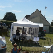 Le stand de l\'association avec Guy Lenoel