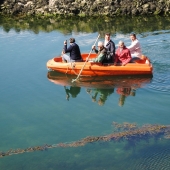 Traversée du port en annexe