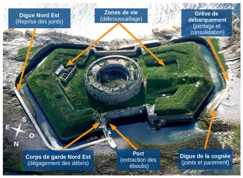 Cartographie des travaux chantiers bénévoles 2016