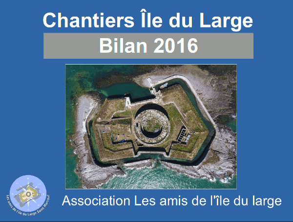 Page de garde du bilan des chantiers 2016