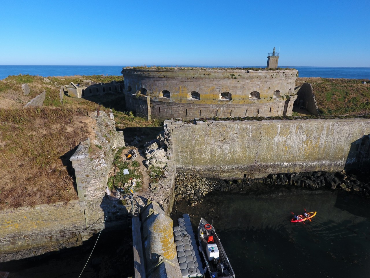 L'ile du large en août 2016