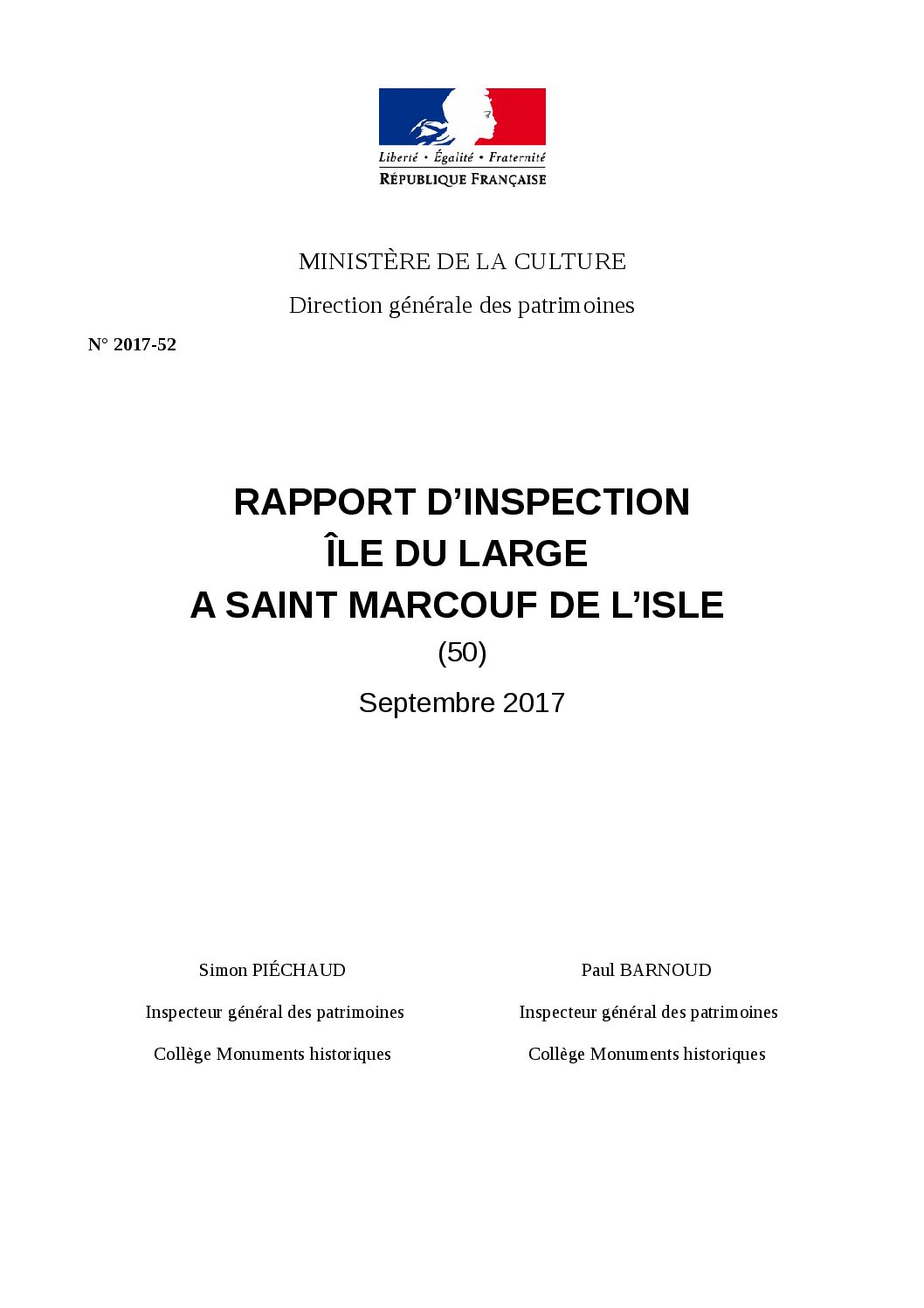 Les amis de l'île du large Saint-Marcouf