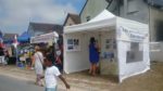 Stand de l'association à la fête de Ravenoville 2018