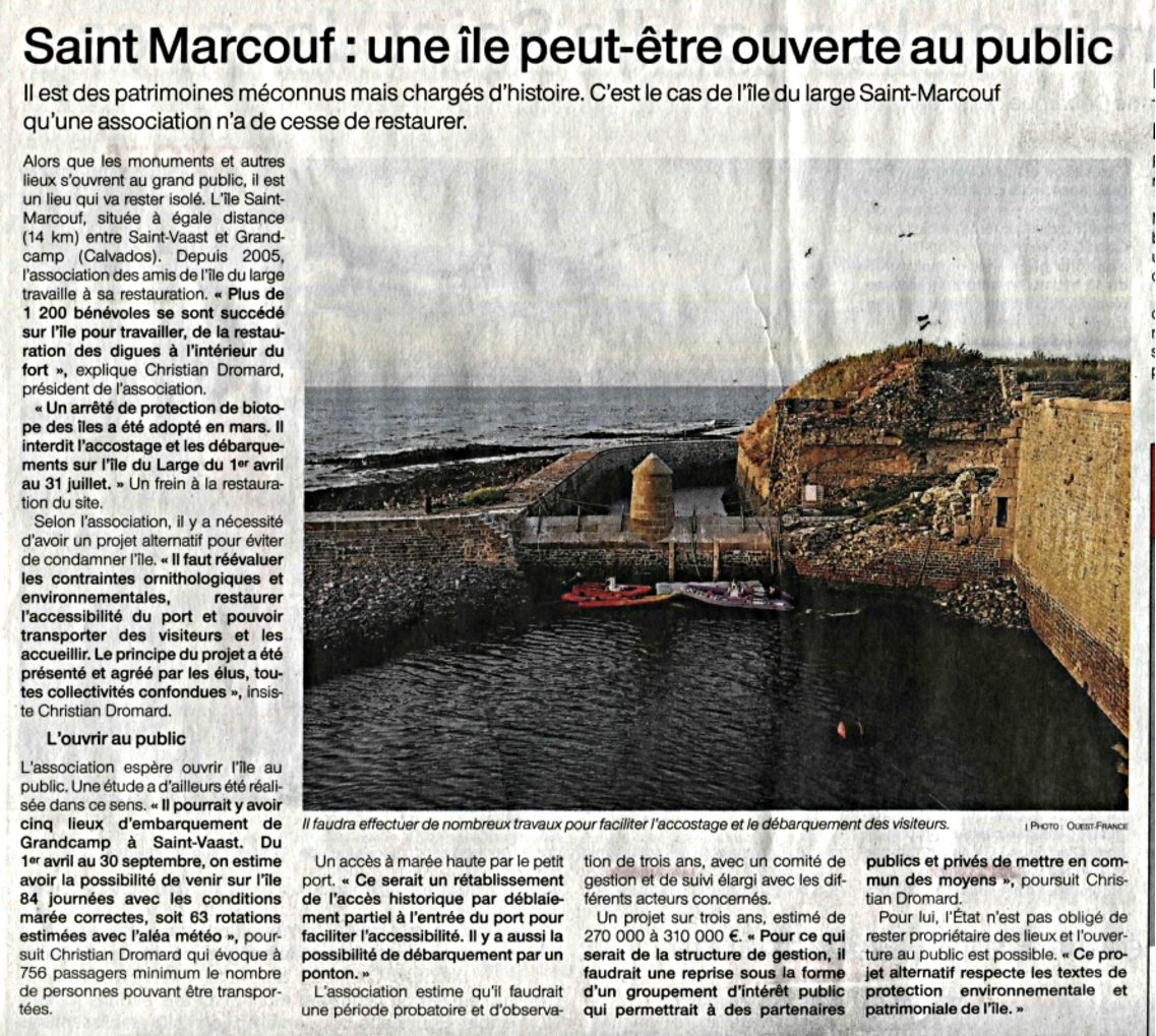 Les amis de l'île du large Saint-Marcouf