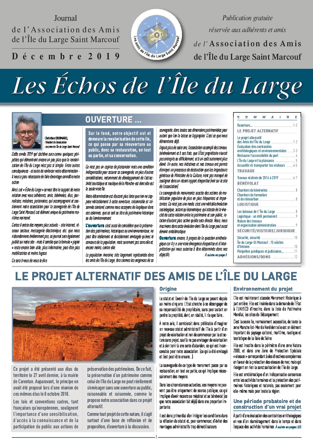 Les amis de l'île du large Saint-Marcouf