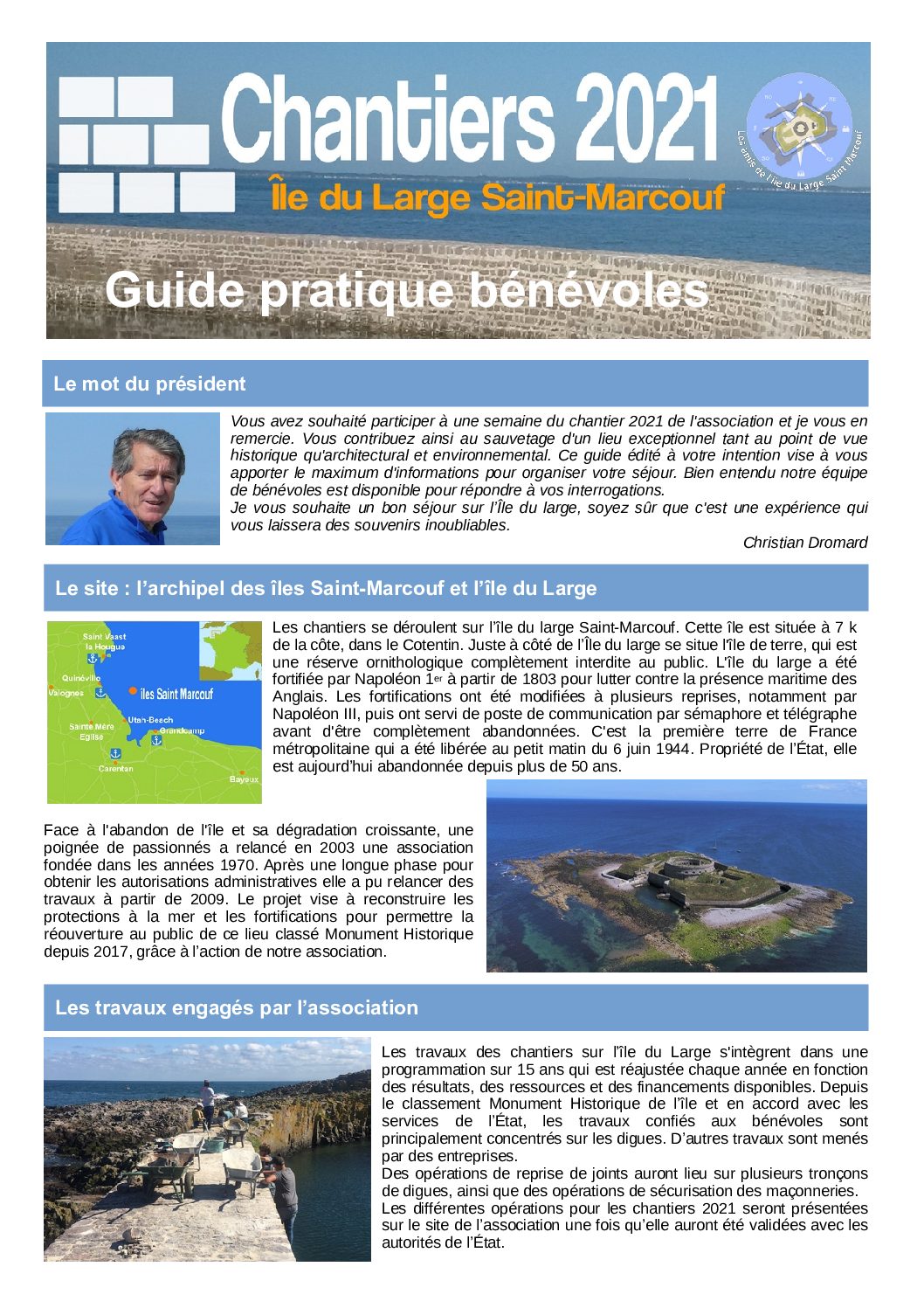 Les amis de l'île du large Saint-Marcouf
