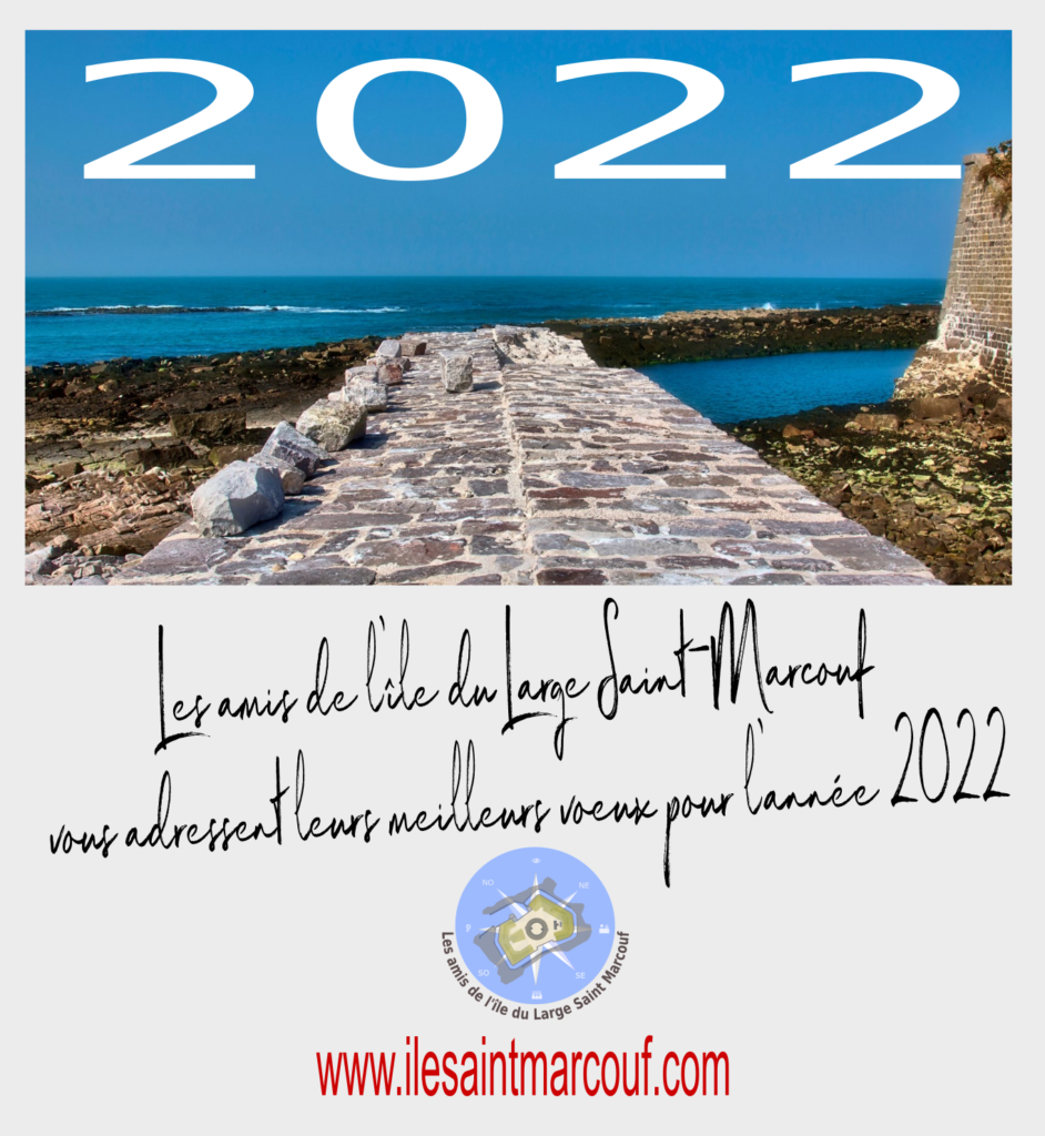 Bonne anné 2022 avec les amis de l'île du large Saint-Marcouf.