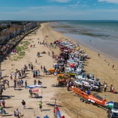 Les bateaux sur la plage (photo M Dehaye)