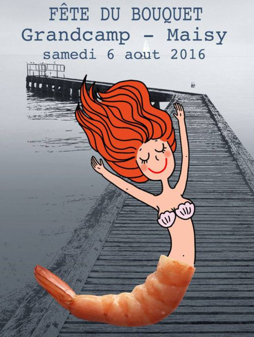 Affiche Fête du bouquet Grandcamp 2016