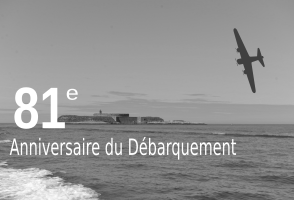 Illustration pour l'article d'information sur la commémoration du 81e anniversaire du débarquement.